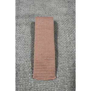 Vintage Cottonit By Rooster Tie Mens Pink 100% Cotton‎ Lisle